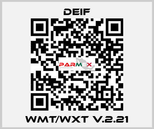 WMT/WXT v.2.21 Deif