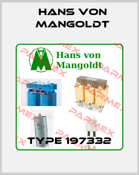 Type 197332 Hans von Mangoldt