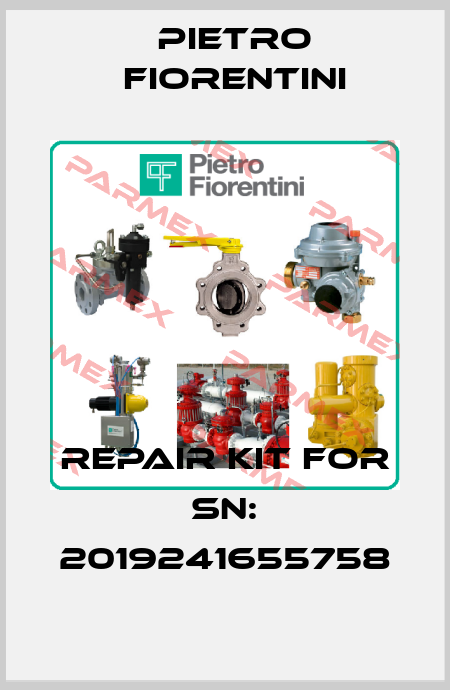 Repair kit for SN: 2019241655758 Pietro Fiorentini