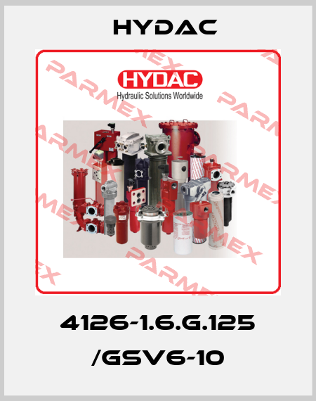 4126-1.6.G.125 /GSV6-10 Hydac