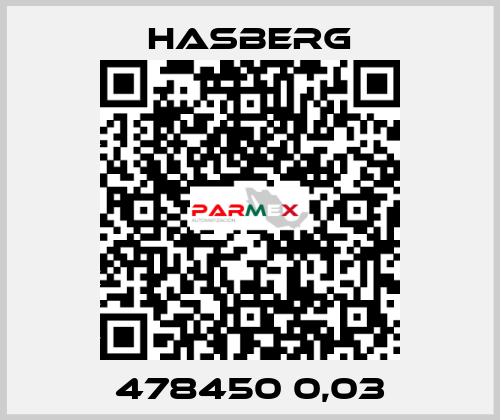 478450 0,03 Hasberg