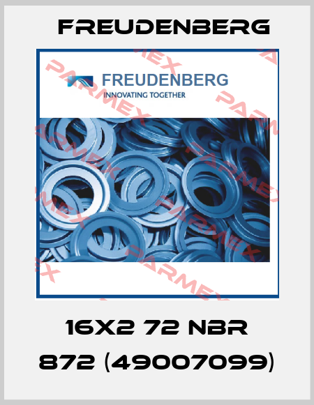 16x2 72 NBR 872 (49007099) Freudenberg