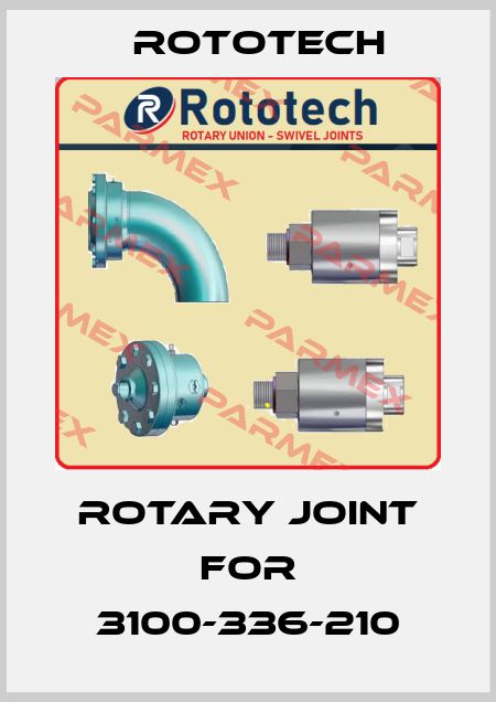 Rotary Joint for 3100-336-210 Rototech