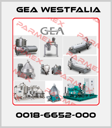 0018-6652-000 Gea Westfalia