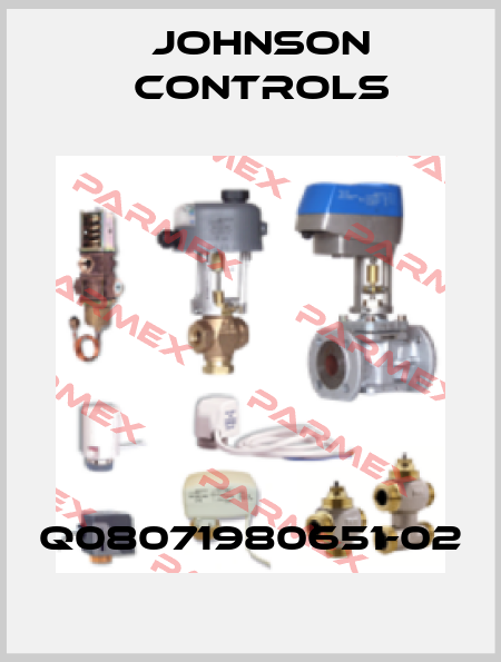 Q08071980651-02 Johnson Controls