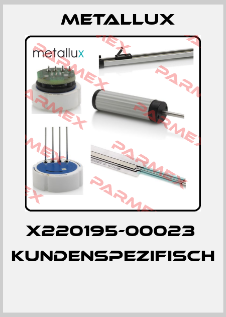 X220195-00023  kundenspezifisch  Metallux