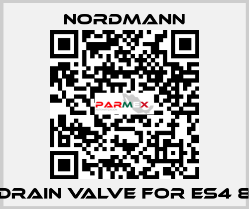 drain valve for ES4 8 Nordmann