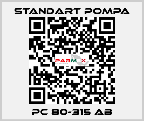 PC 80-315 AB STANDART POMPA