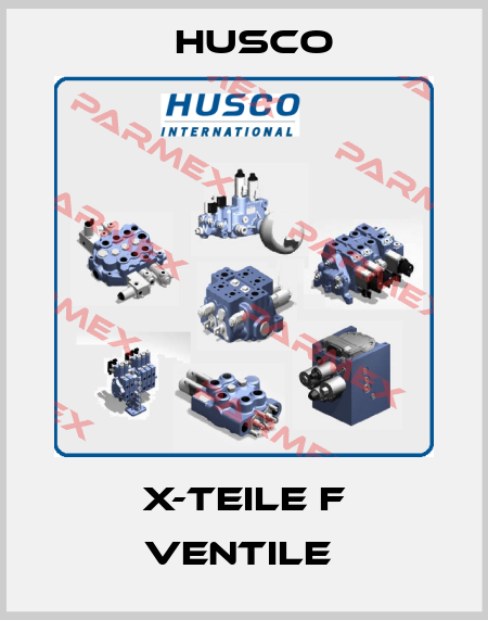 X-TEILE F VENTILE  Husco