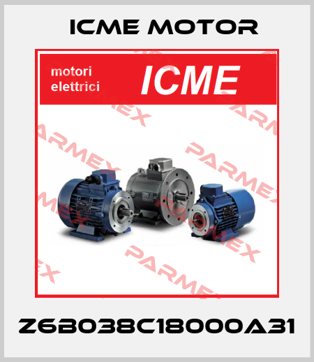Z6B038C18000A31 Icme Motor