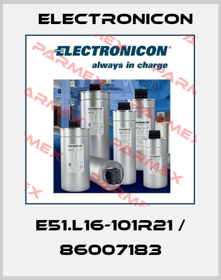 E51.L16-101R21 / 86007183 Electronicon