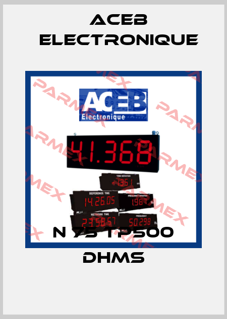 N 75 TP500 DHMS ACEB Electronique