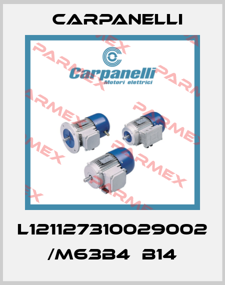 L121127310029002 /M63b4  B14 Carpanelli