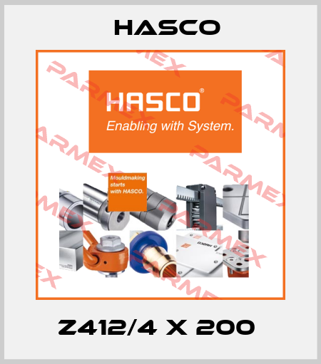 Z412/4 X 200  Hasco