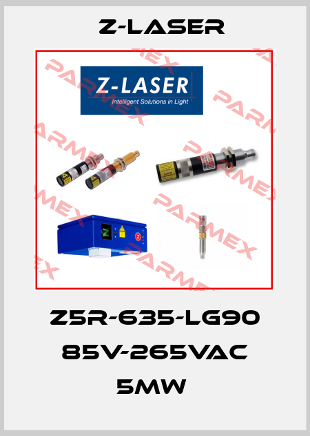Z5R-635-LG90 85V-265VAC 5MW  Z-LASER