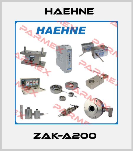 ZAK–A200  HAEHNE
