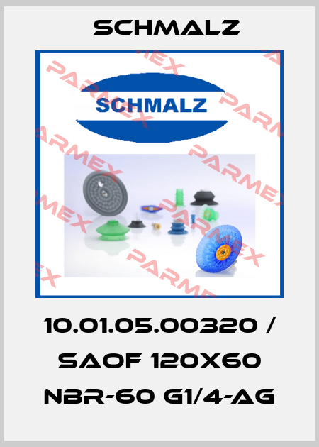 10.01.05.00320 / SAOF 120x60 NBR-60 G1/4-AG Schmalz