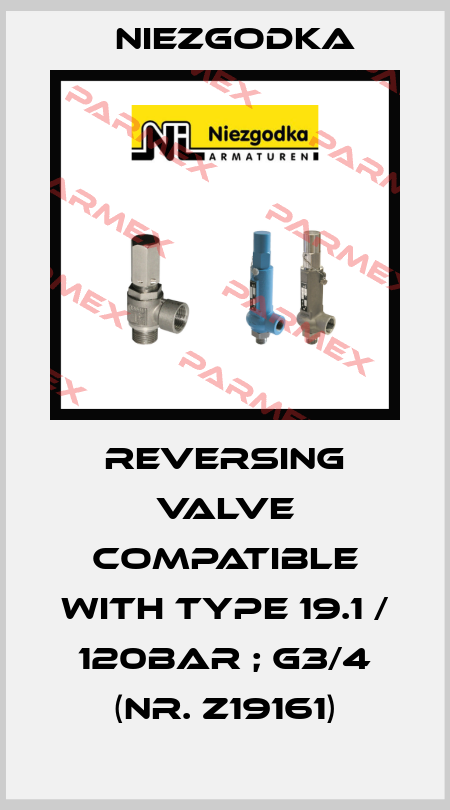 reversing valve compatible with Type 19.1 / 120bar ; G3/4 (Nr. Z19161) Niezgodka