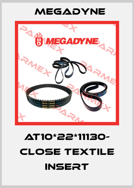 AT10*22*11130- CLOSE textile insert Megadyne