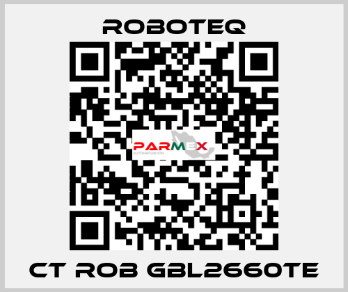 CT ROB GBL2660TE Roboteq