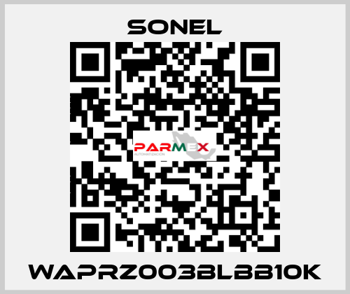 WAPRZ003BLBB10K Sonel