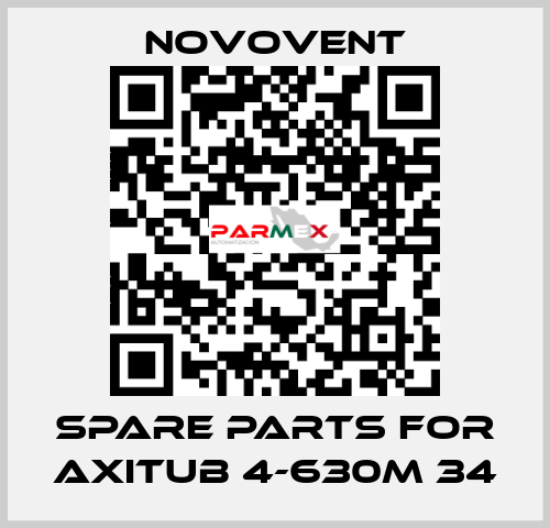 Spare parts for AXITUB 4-630M 34 Novovent