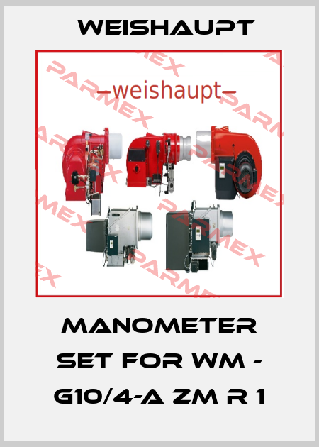 Manometer set for WM - G10/4-A ZM R 1 Weishaupt