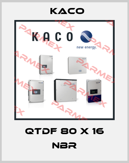 QTDF 80 x 16 NBR Kaco