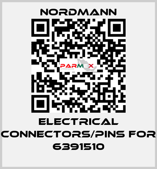 electrical connectors/pins for 6391510 Nordmann