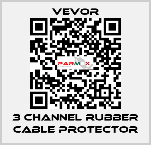 3 Channel Rubber Cable Protector VEVOR