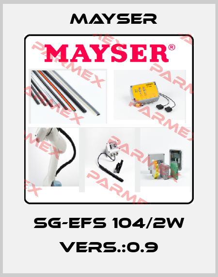 SG-EFS 104/2W Vers.:0.9 Mayser