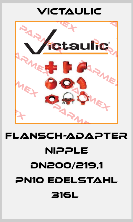 Flansch-Adapter Nipple DN200/219,1 PN10 Edelstahl 316L  Victaulic
