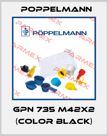 GPN 735 M42x2 (color black) Poppelmann