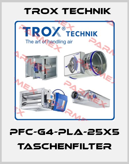 PFC-G4-PLA-25x5 Taschenfilter Trox Technik