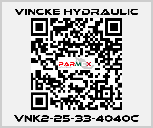 VNK2-25-33-4040C VINCKE HYDRAULIC