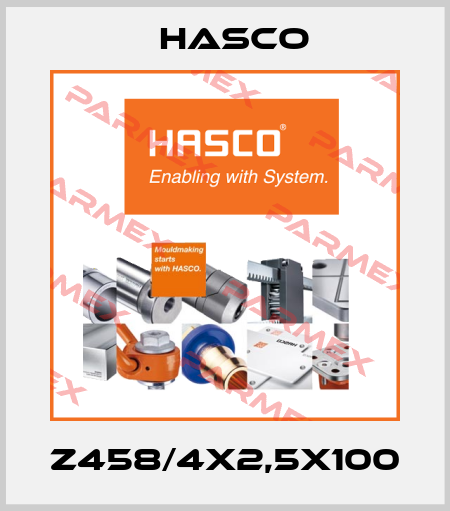 Z458/4x2,5x100 Hasco