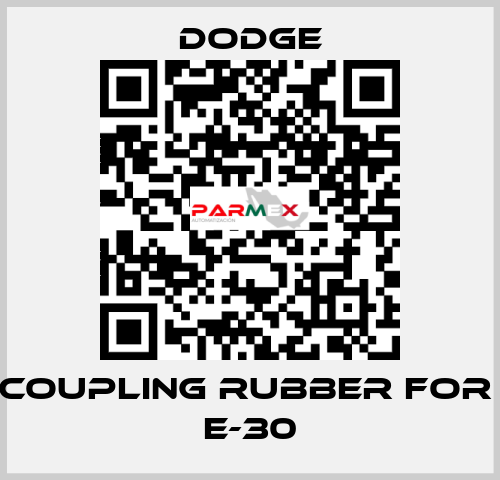 COUPLING RUBBER for  E-30 Dodge