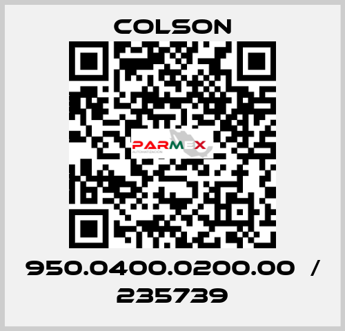 950.0400.0200.00  / 235739 Colson