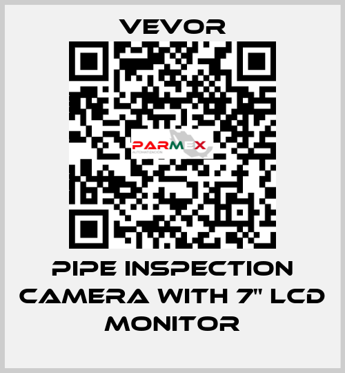 Pipe Inspection Camera with 7" LCD Monitor VEVOR