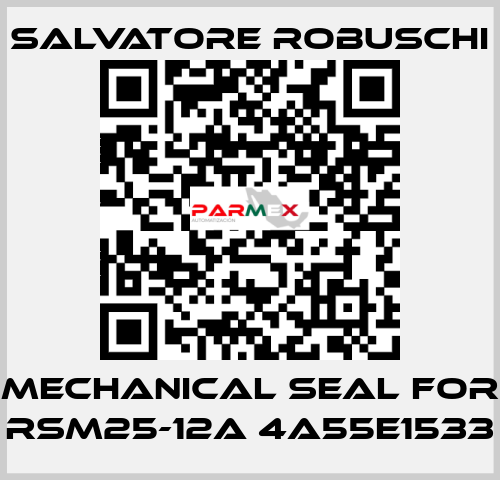 mechanical seal for RSM25-12A 4A55E1533 SALVATORE ROBUSCHI