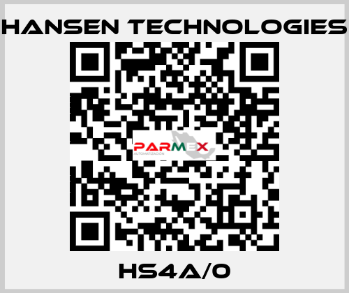 HS4A/0 HANSEN TECHNOLOGIES