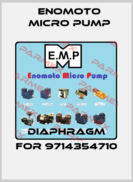 Diaphragm for 9714354710 Enomoto Micro Pump