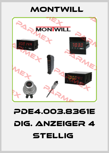 PDE4.003.8361E Dig. Anzeiger 4 stellig  Montwill