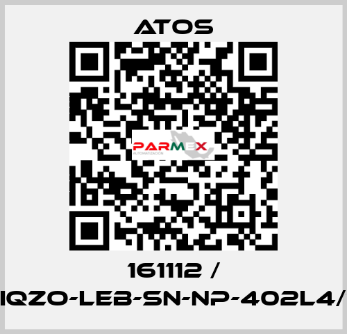 161112 / LIQZO-LEB-SN-NP-402L4/Z Atos