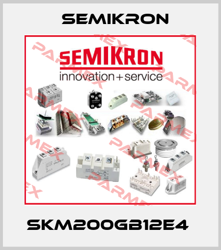 SKM200GB12E4  Semikron