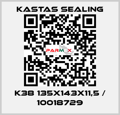 K38 135X143X11,5 / 10018729 Kastas Sealing
