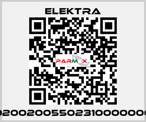 02002005502310000000 ELEKTRA