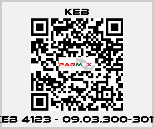 KEB 4123 - 09.03.300-3017 KEB