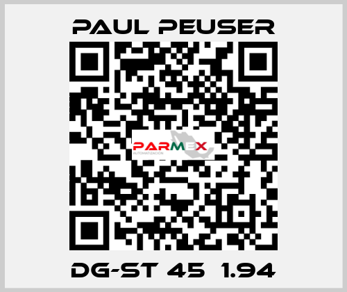 DG-ST 45，1.94 PAUL PEUSER