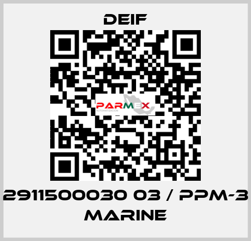 2911500030 03 / PPM-3 Marine Deif